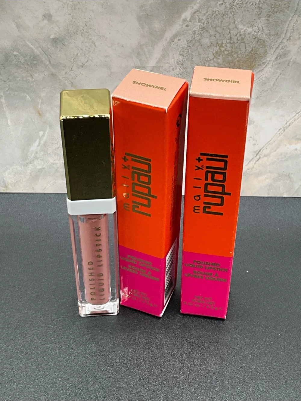 2 Mally rupaul  Polished Liquid Lipstick - showgirl new